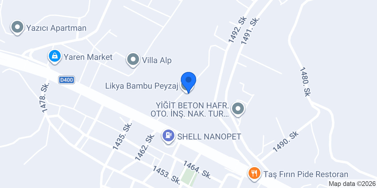 Likya Bambu Peyzaj konumu