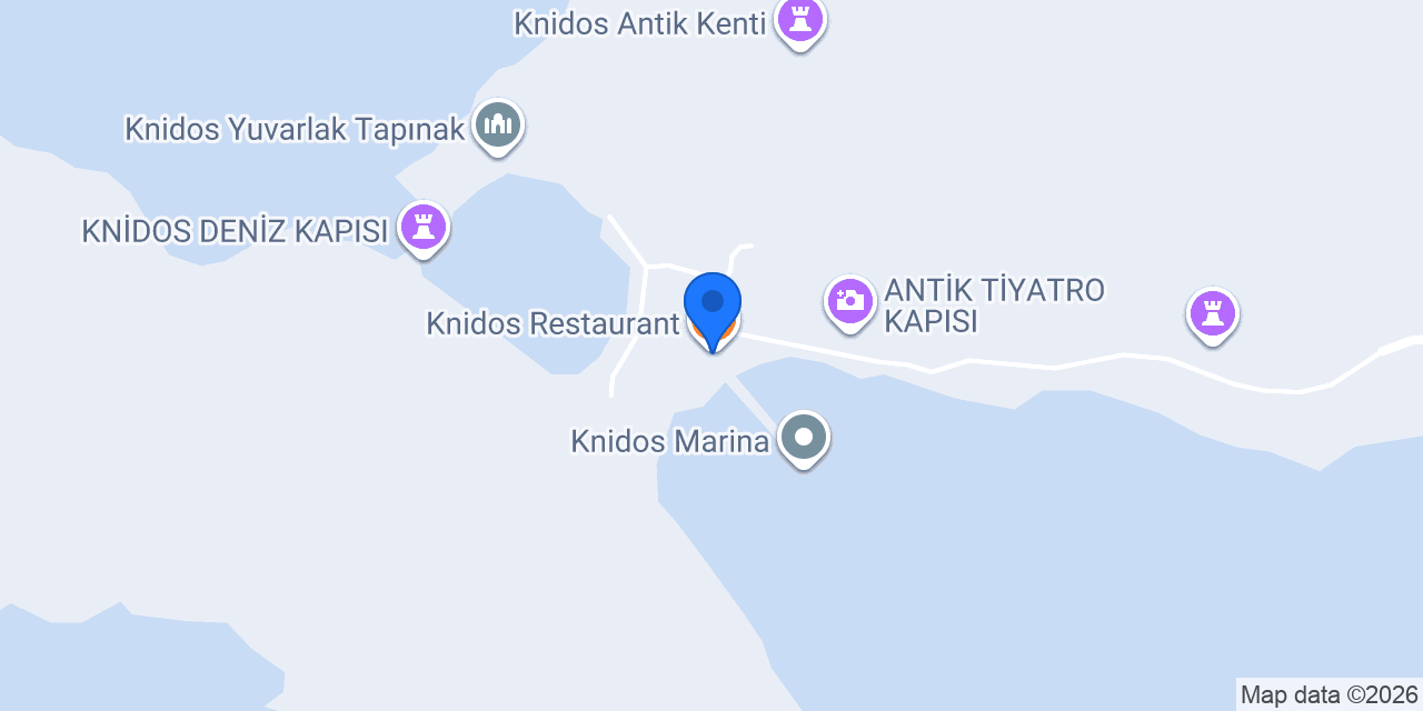 Knidos Restaurant konumu
