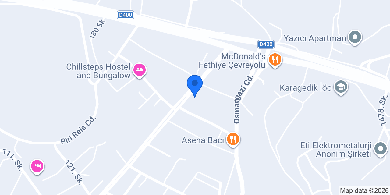 Sarban Hotel FETHİYE konumu