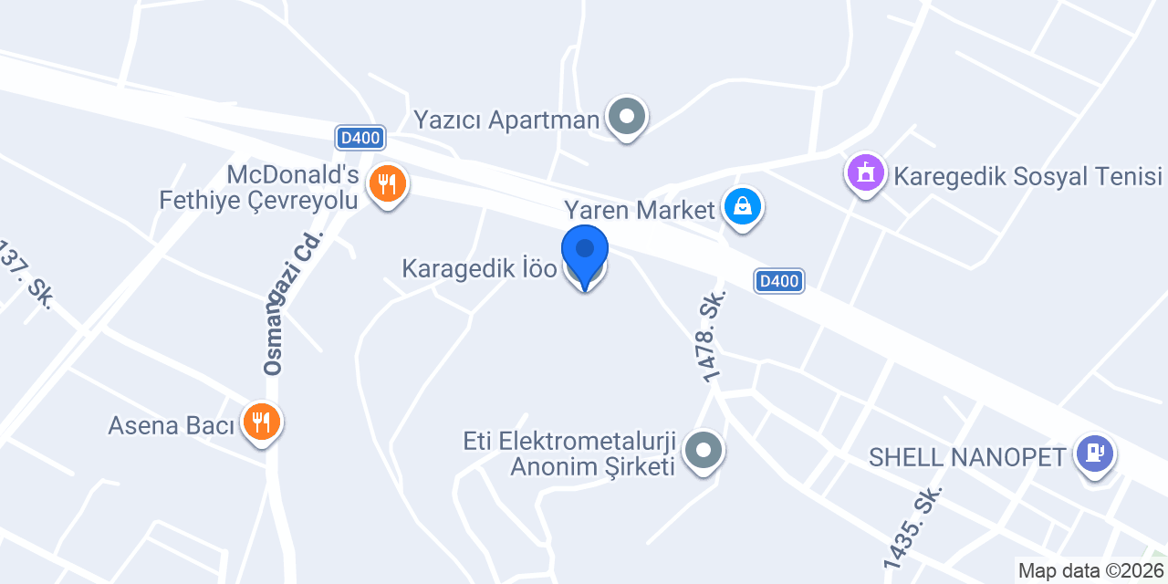 Karagedik İöo konumu
