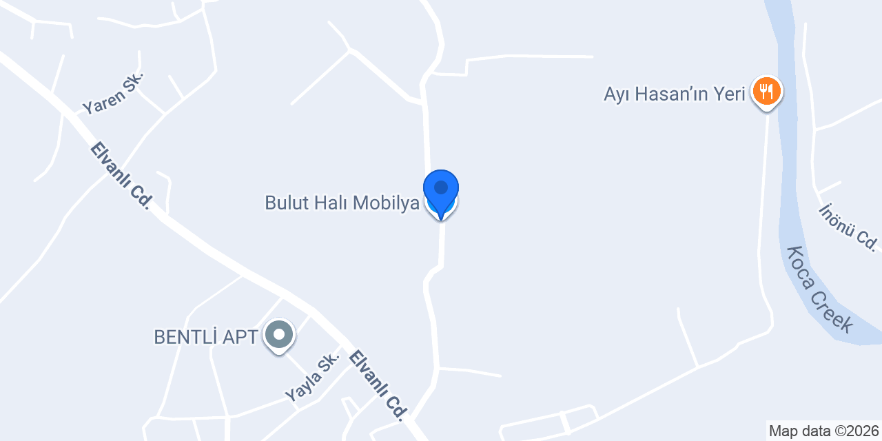 Bulut Halı Mobilya konumu