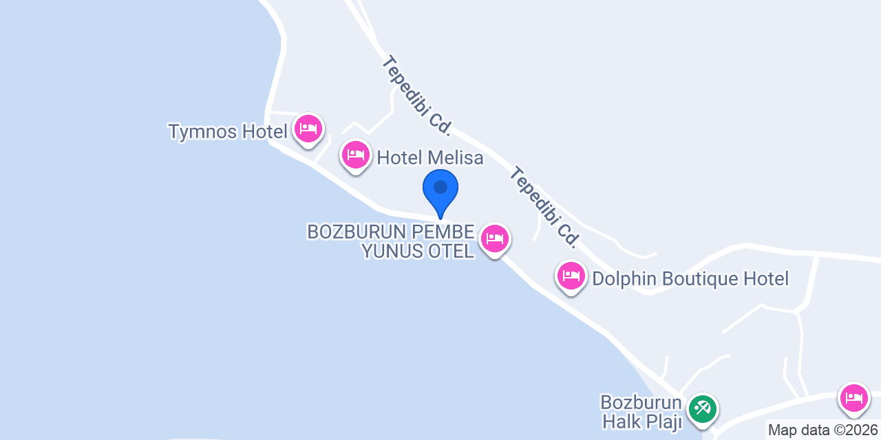 Bozburun pansiyon konumu
