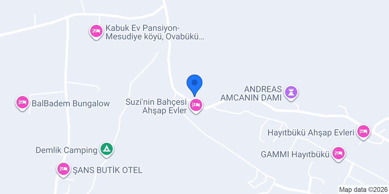 Gölge Pansiyon konumu