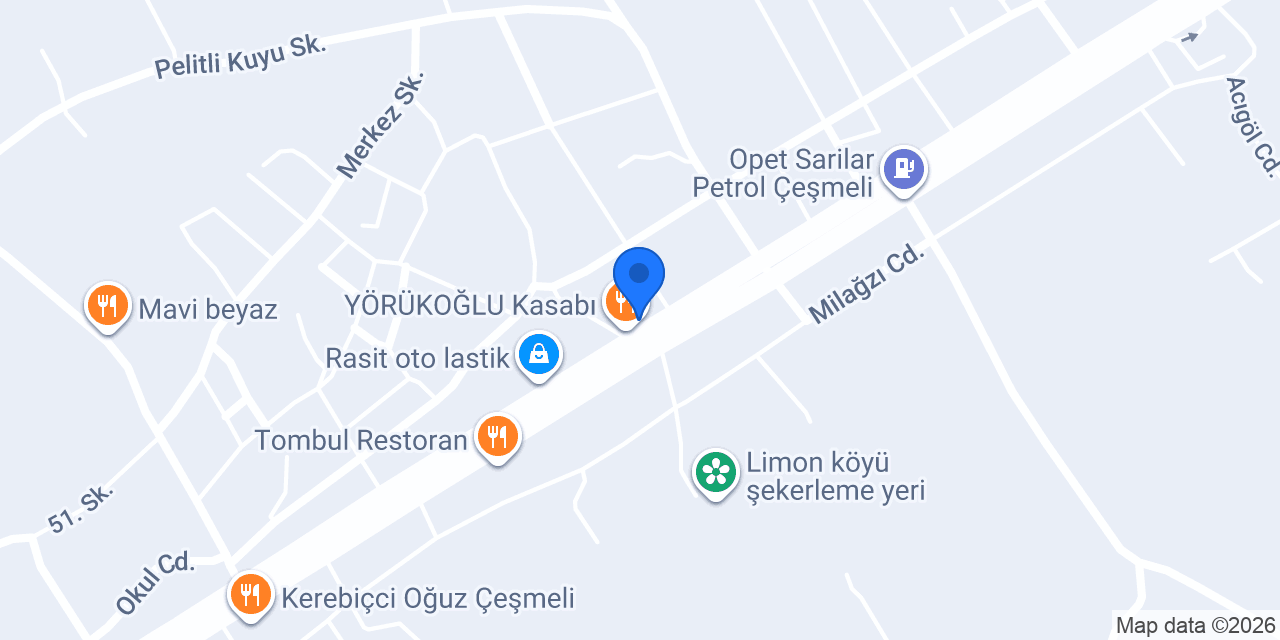 Çeşmeli manav konumu