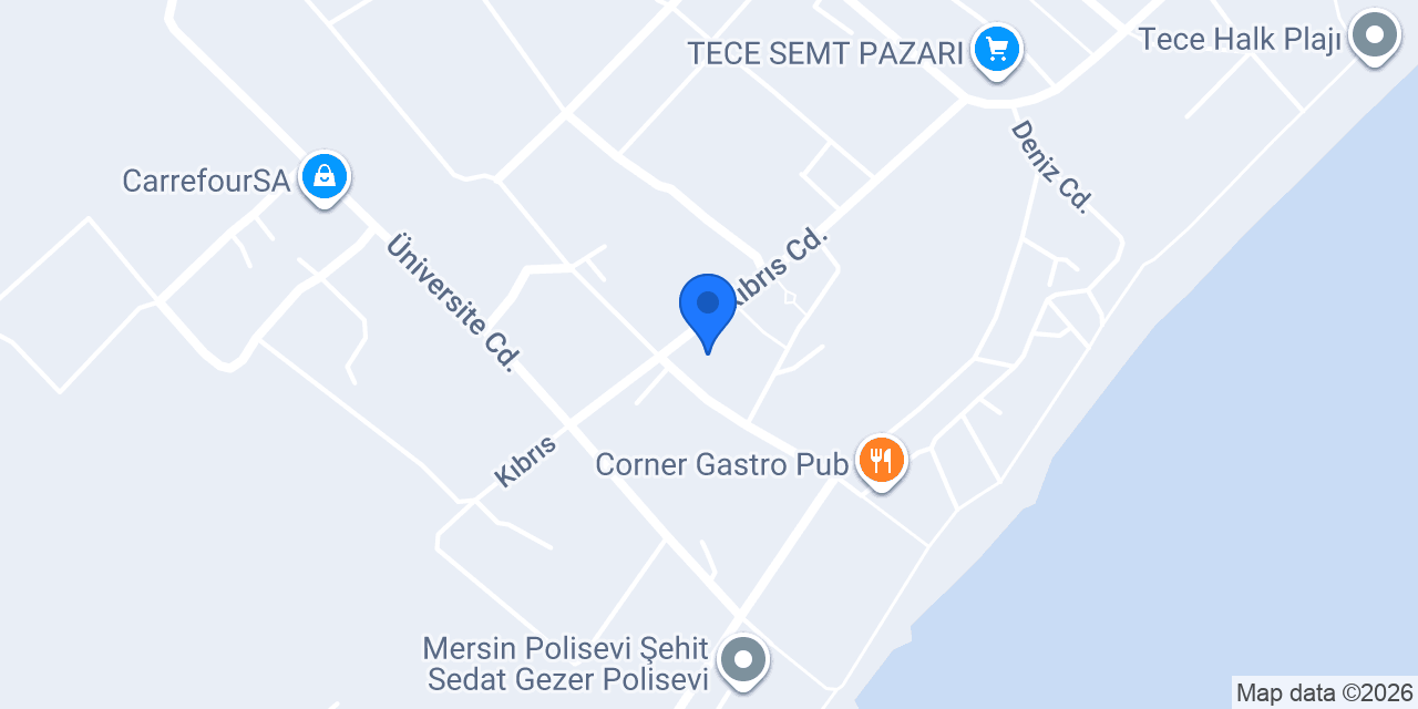 Özel Tece Hedef Kurs Merkezi konumu