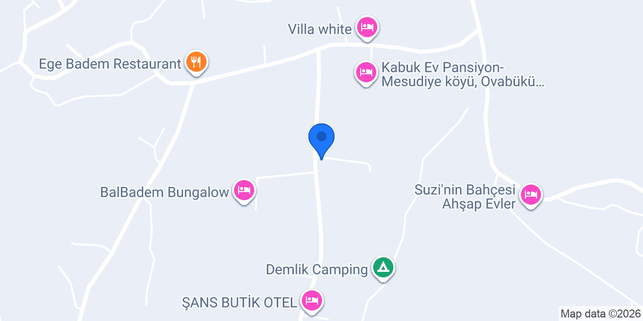 Zeytinli Bahçe Datça konumu