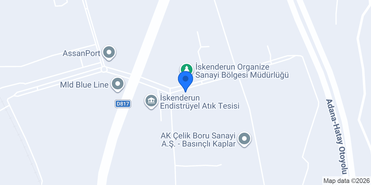 Odak Ambalaj Sanayi ve Ticaret A.Ş. konumu