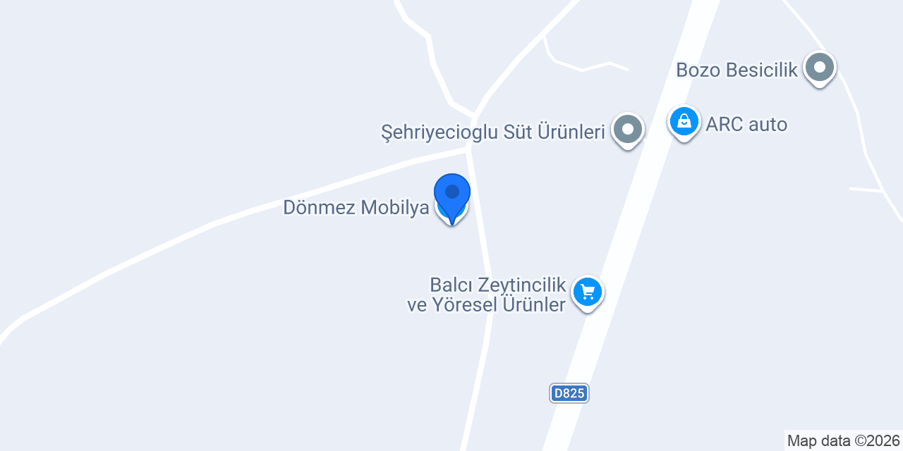 Dönmez Mobilya konumu