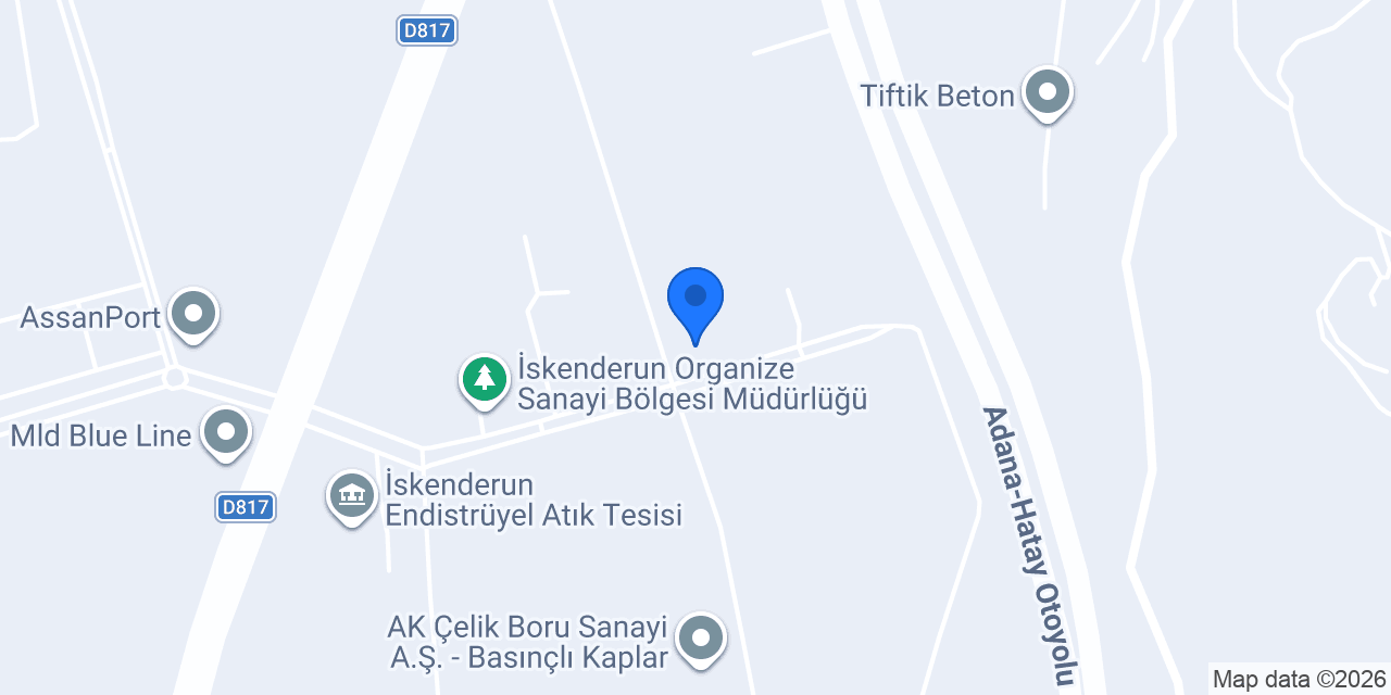 ALTIN ATEŞ KİMYA A.Ş konumu