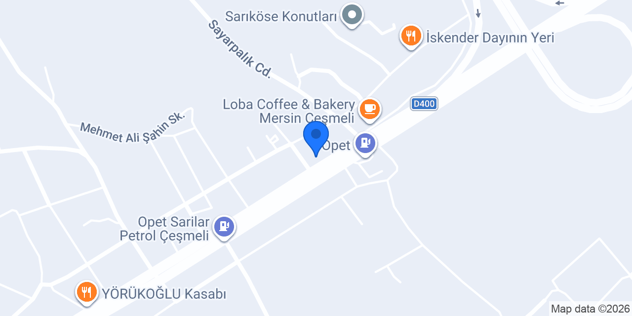 Yücesoy Granni Yapı Market - Filli Boya Mersin Erdemli konumu