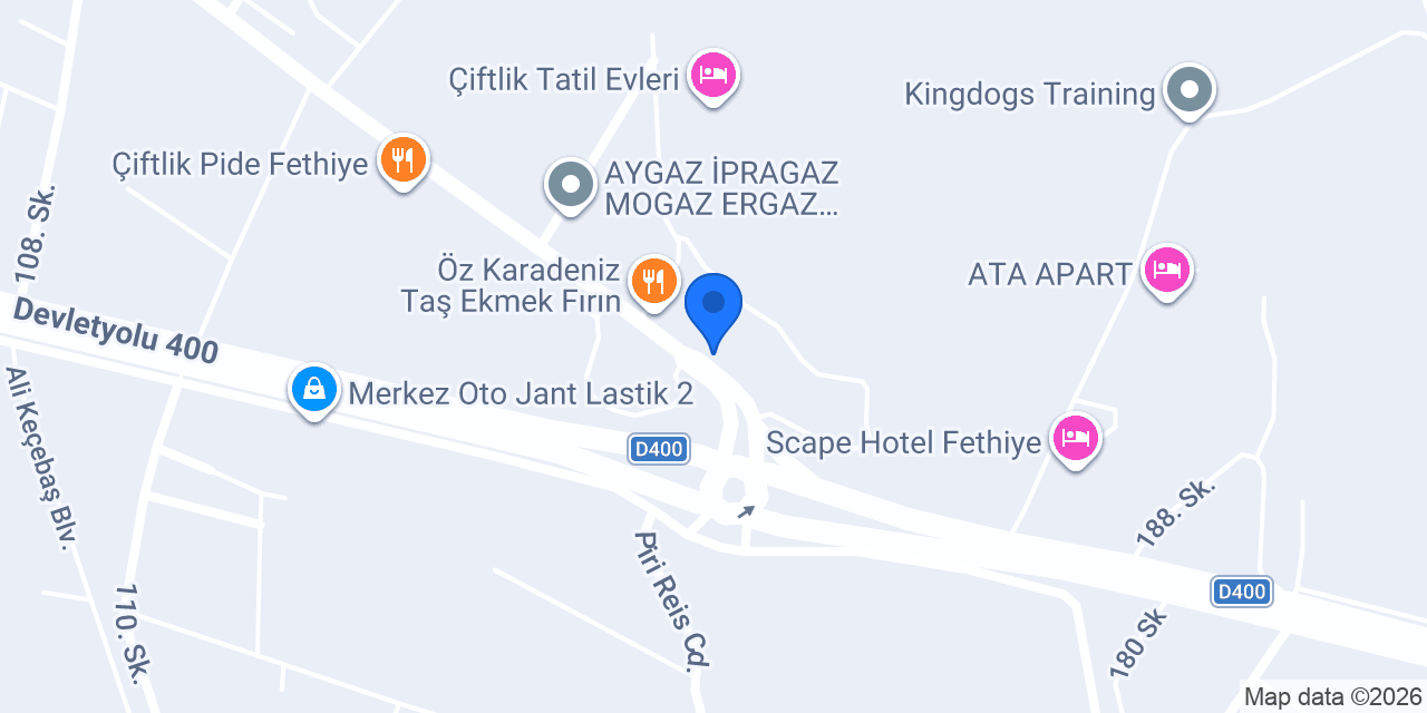 Çiftlik Oto Yıkama konumu