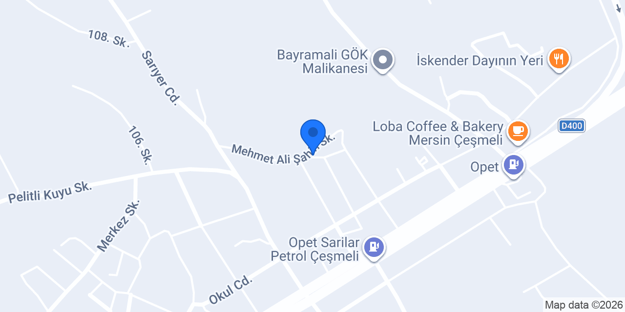 Saltanat Sarayi Mersin konumu