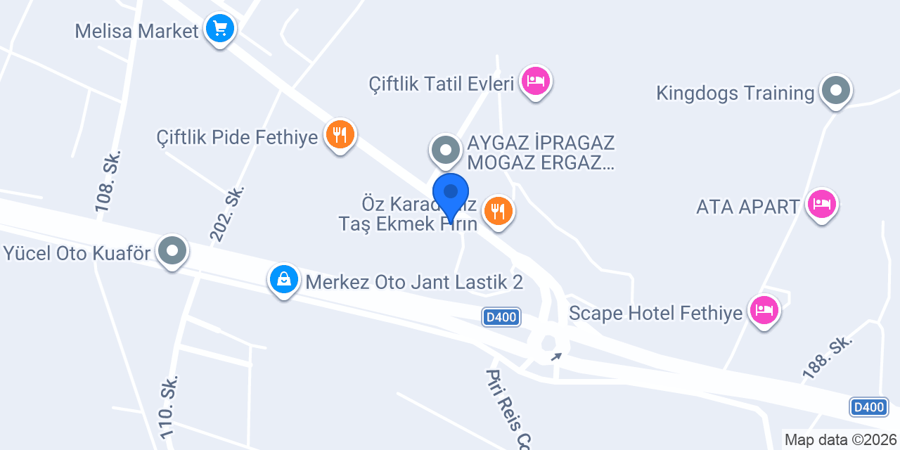 Çiftlik Pişiricisi konumu