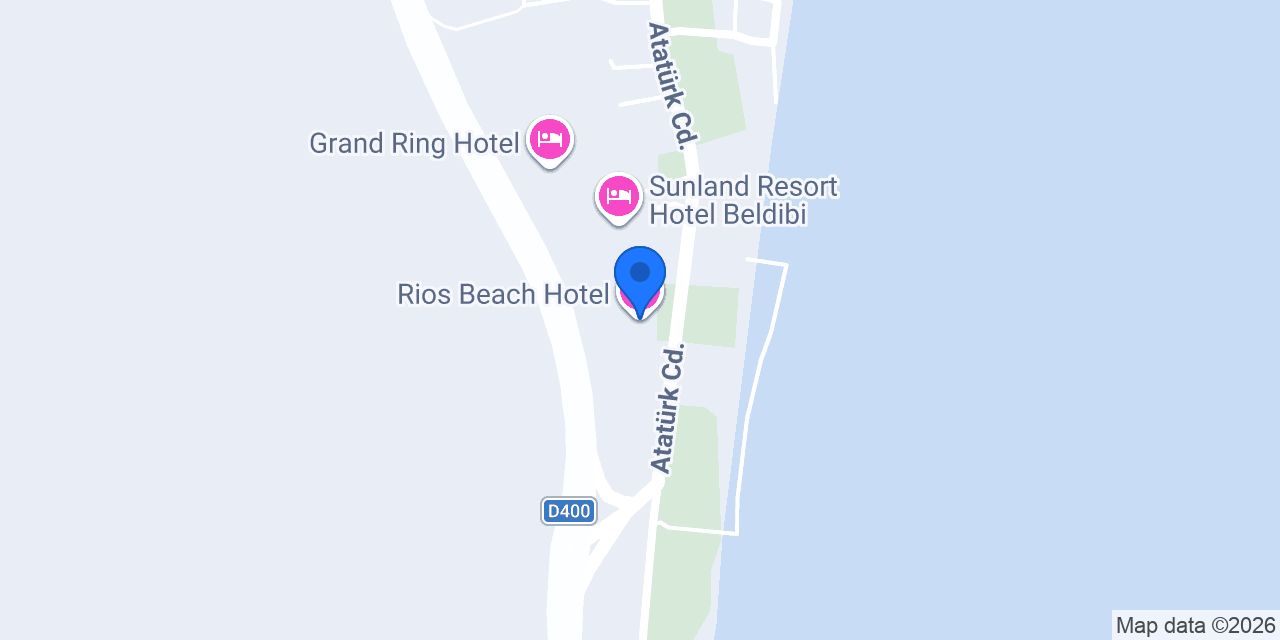 Rios Beach Hotel konumu