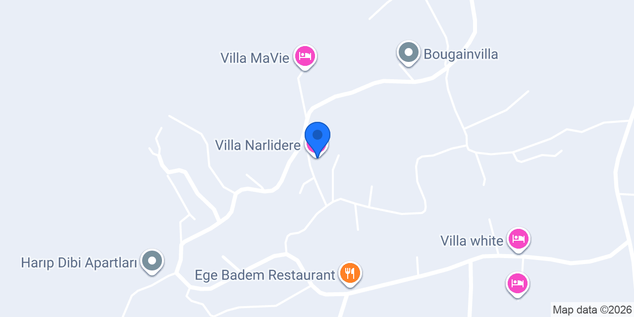 Villa Narlidere konumu