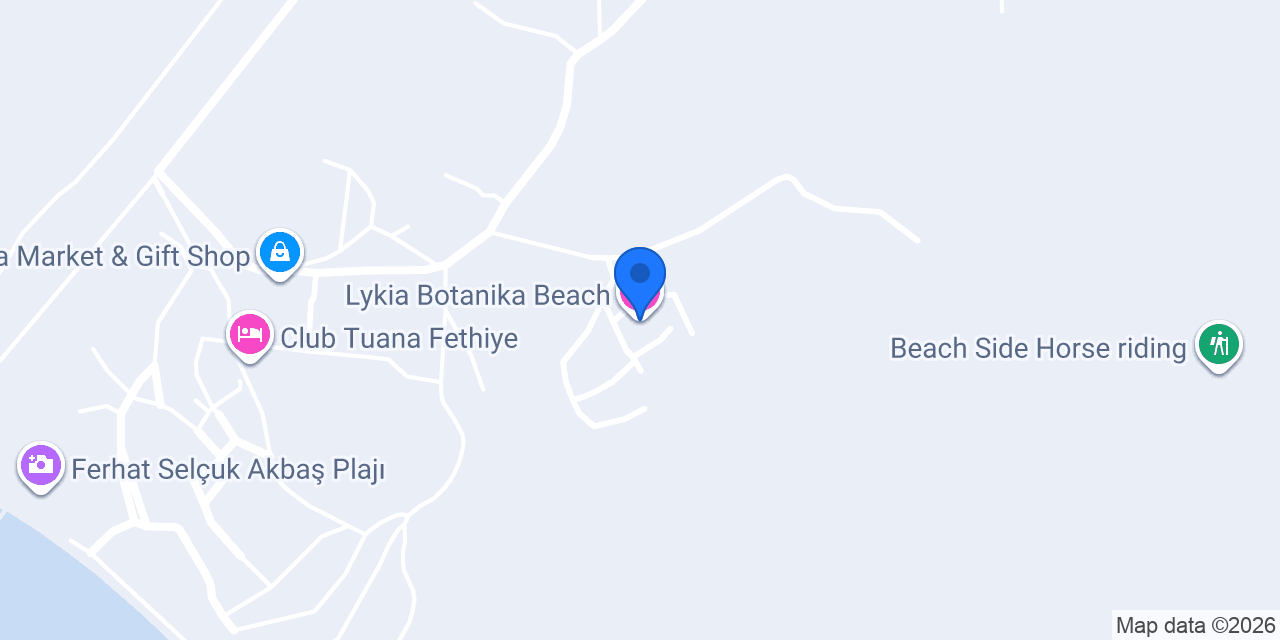 Lykia Botanika Beach konumu
