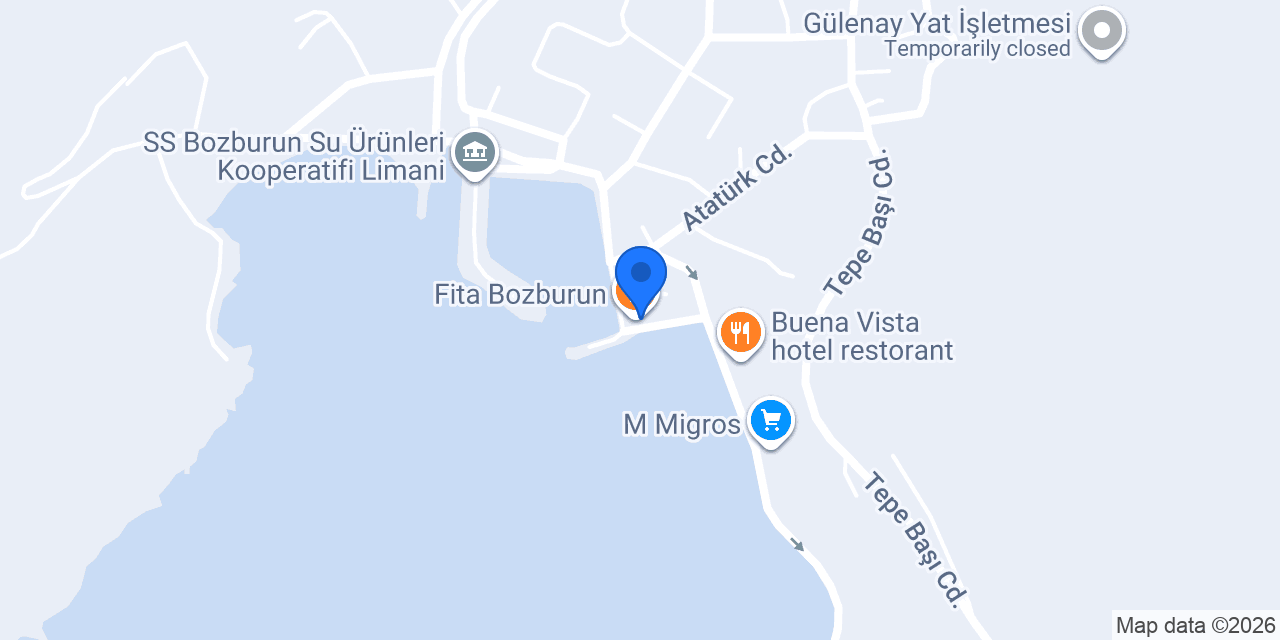Fita Bozburun konumu