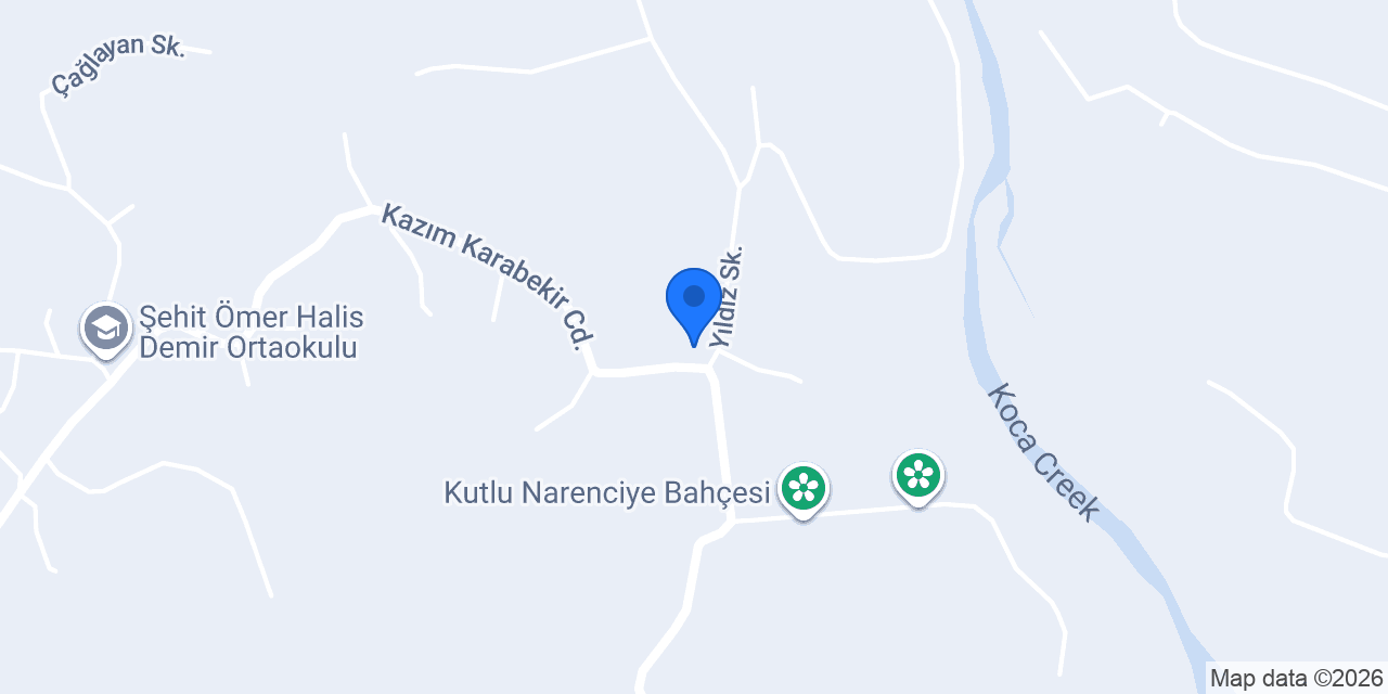 Yasin Tutuş süt çiftliği konumu