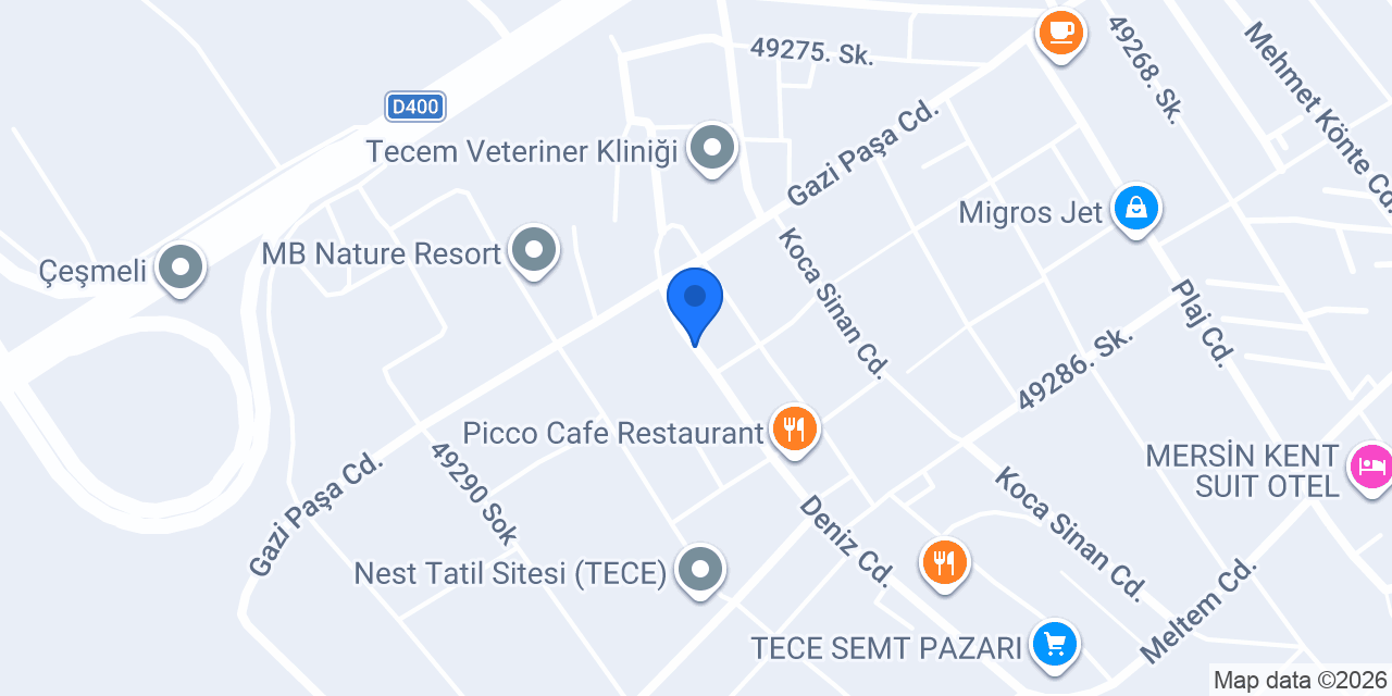 Akdeniz Elektrik Tece Mezitli konumu
