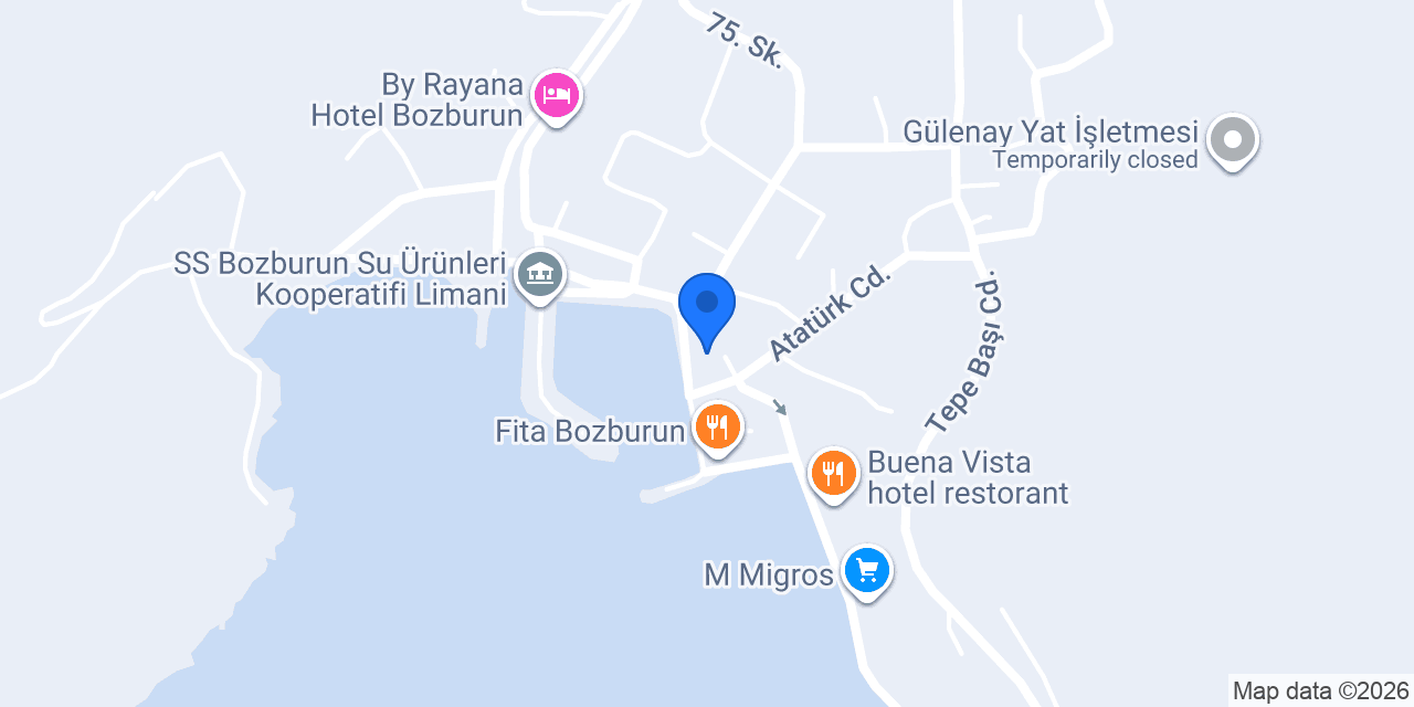 Bozburun Bedeloğlu Eczanesi konumu