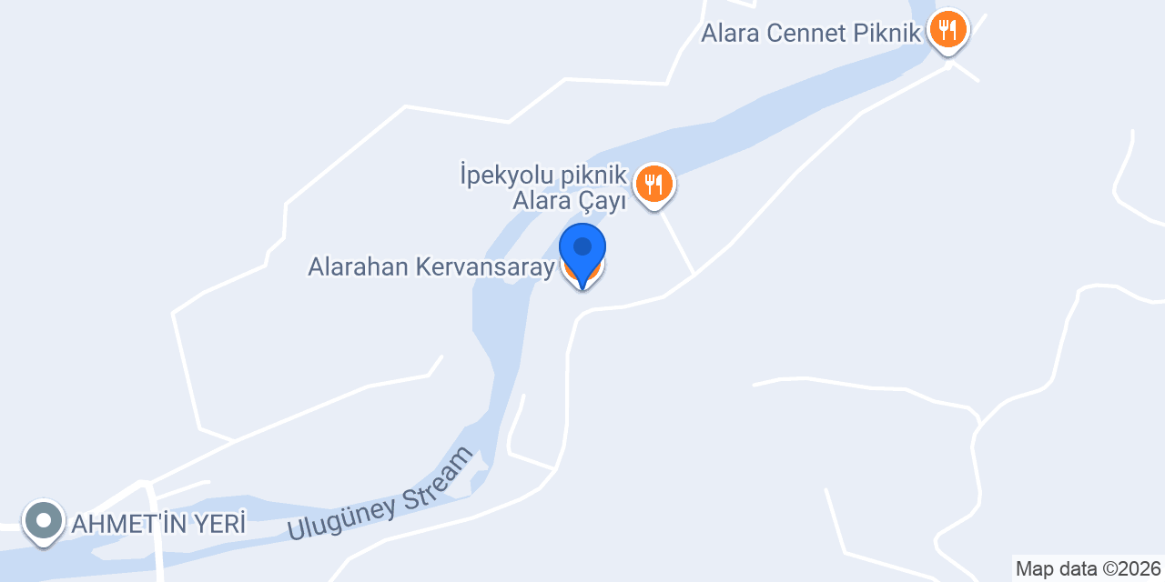 Alarahan Kervansaray konumu