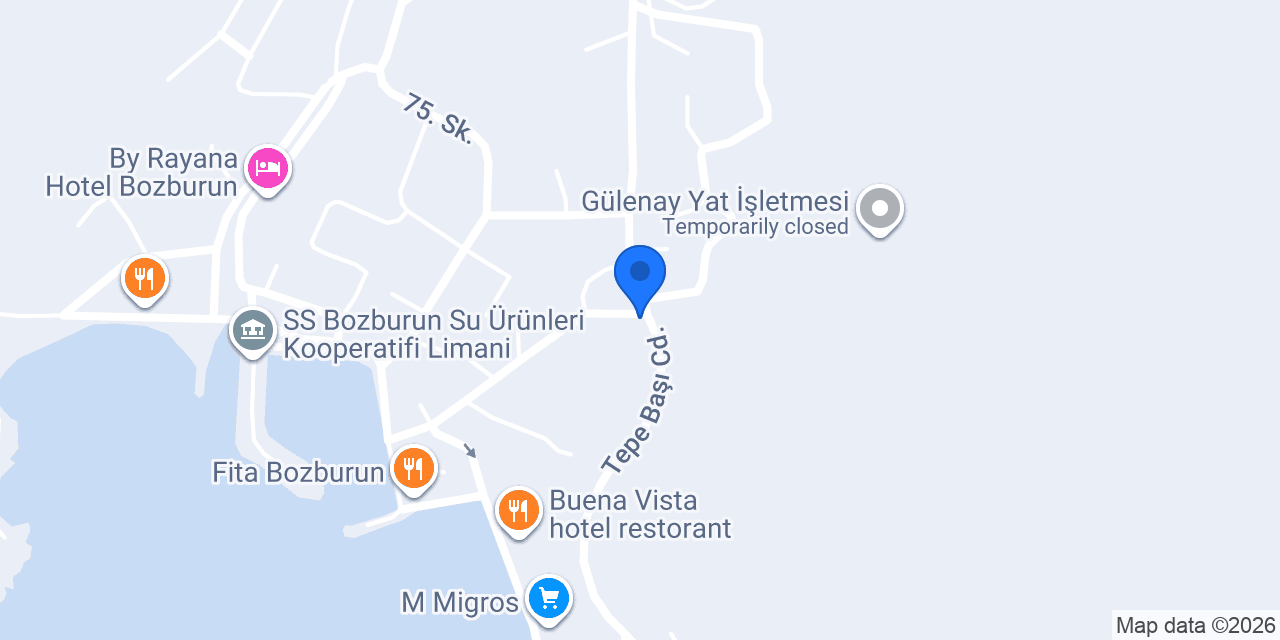 Storm Sails Bozburun konumu