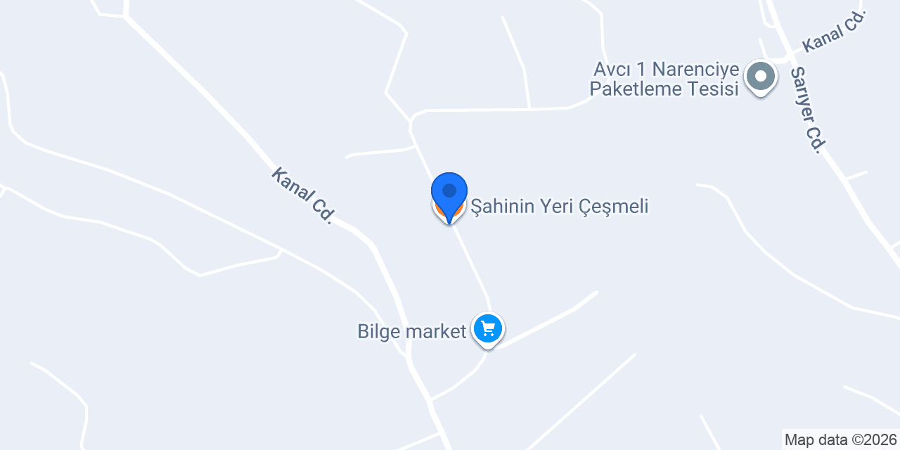 Şahinin Yeri Çeşmeli konumu