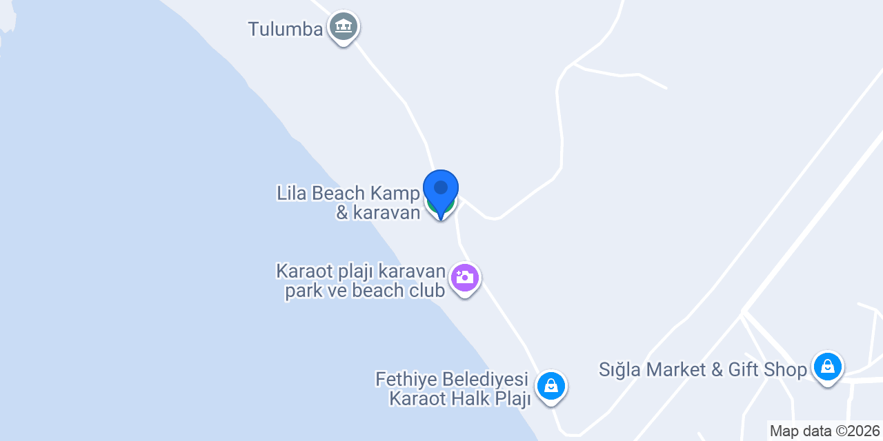 Lila Beach Kamp & karavan konumu