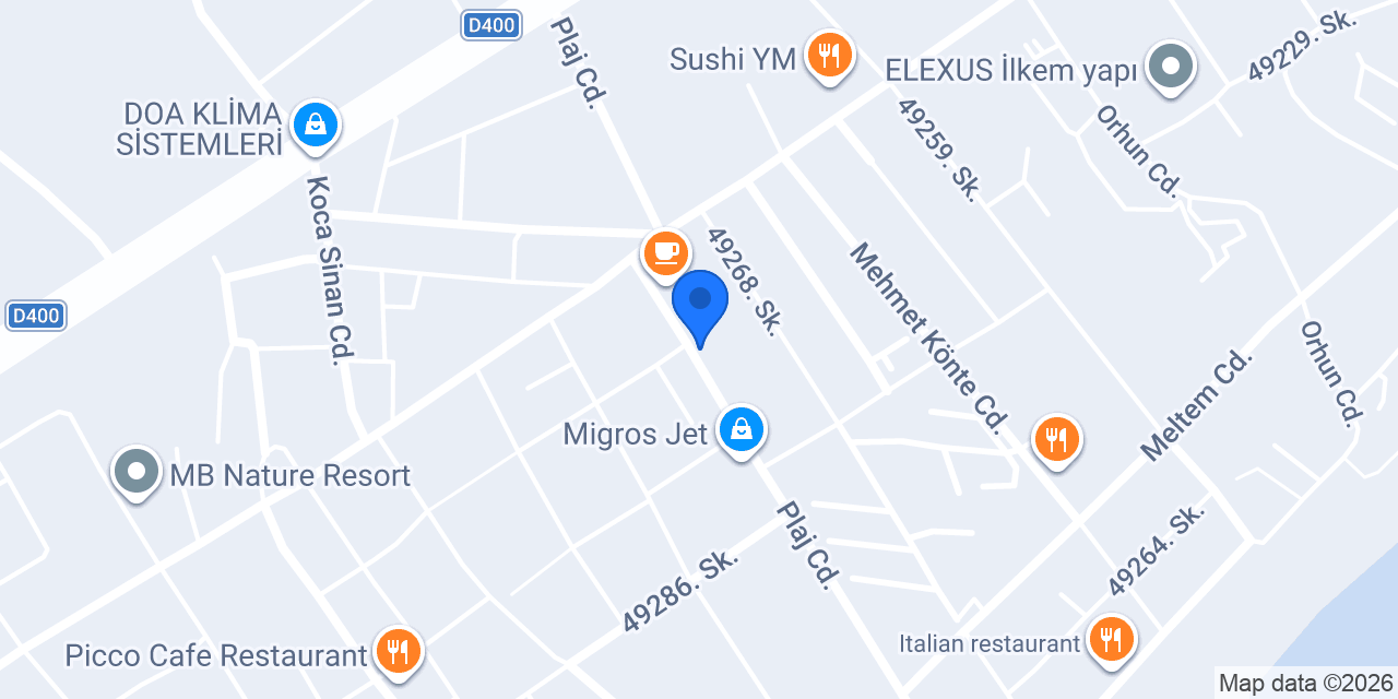 TREND BÜFE konumu
