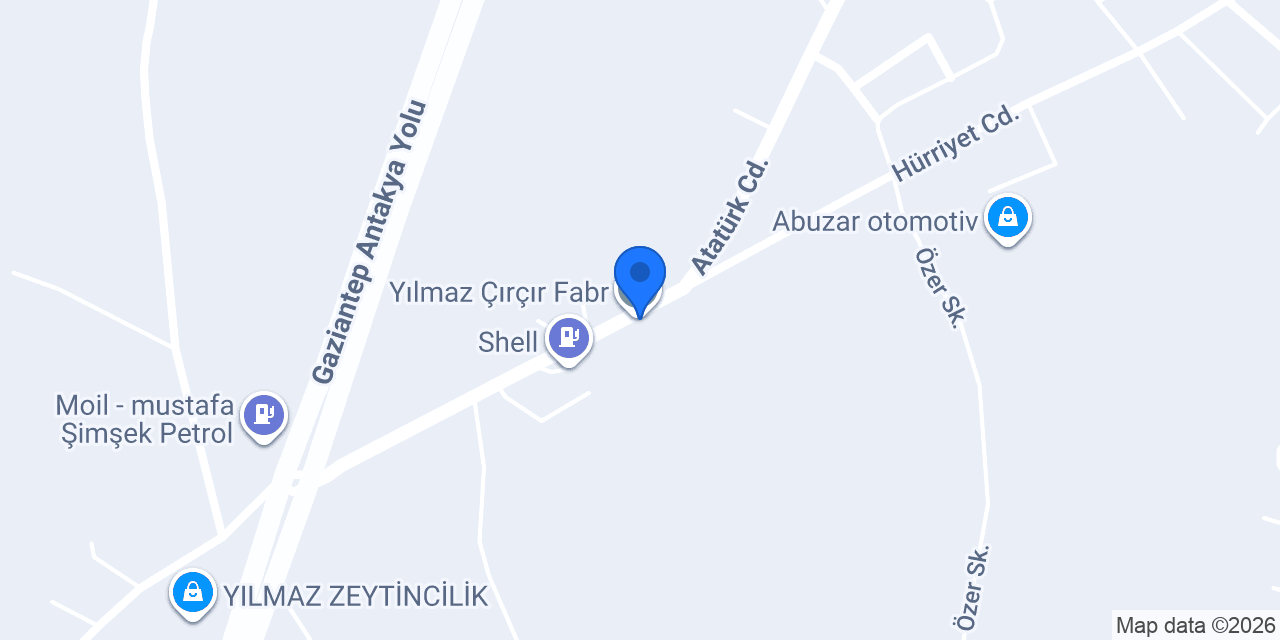 Yılmaz Çırçır Fabr. konumu