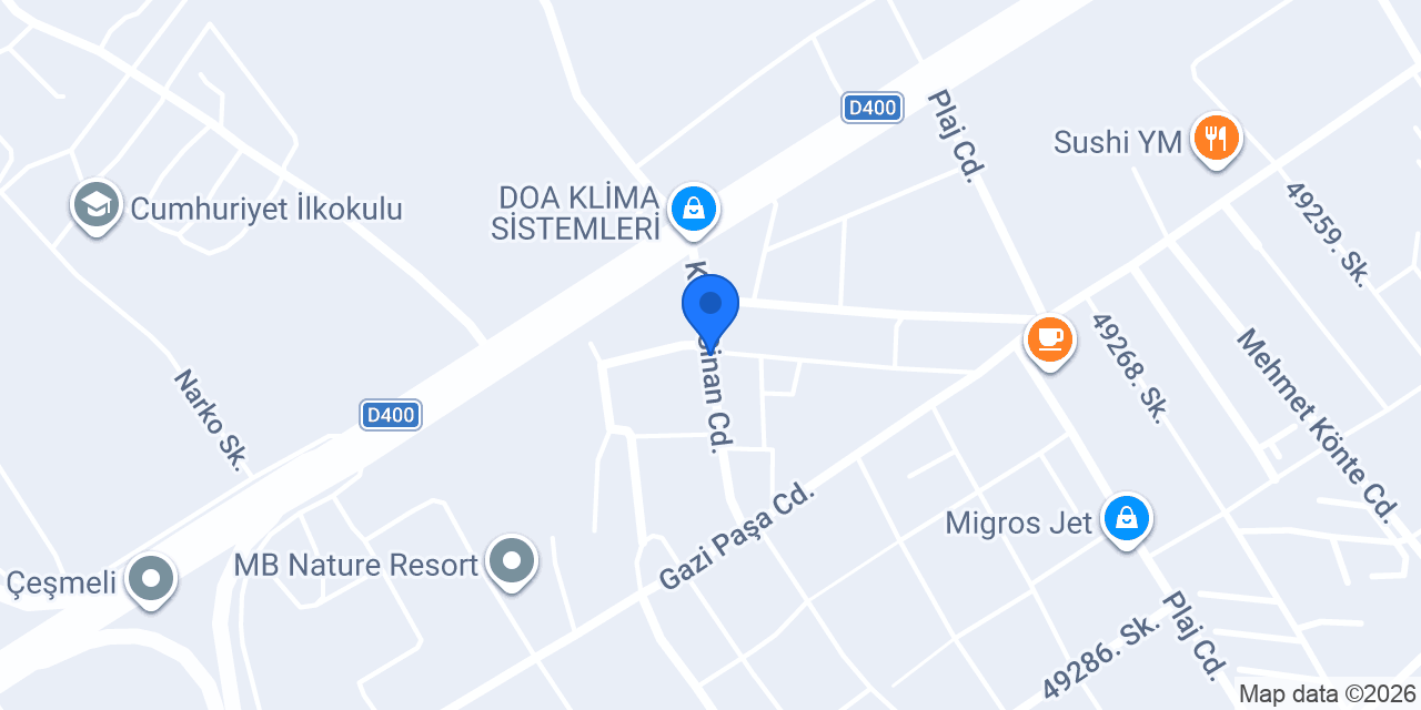 Florist Tuğçe Bozoğlu konumu