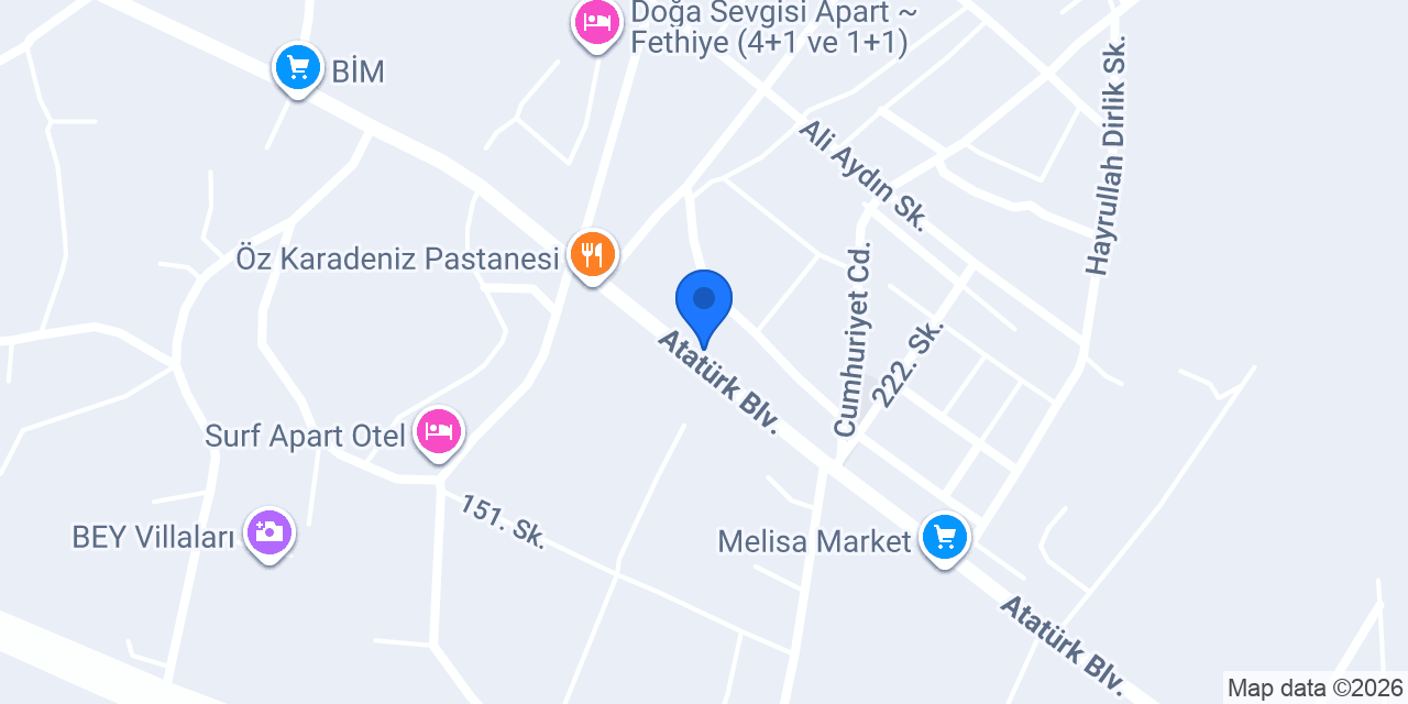FETHİYE ÖZEN PİDE SALONU konumu