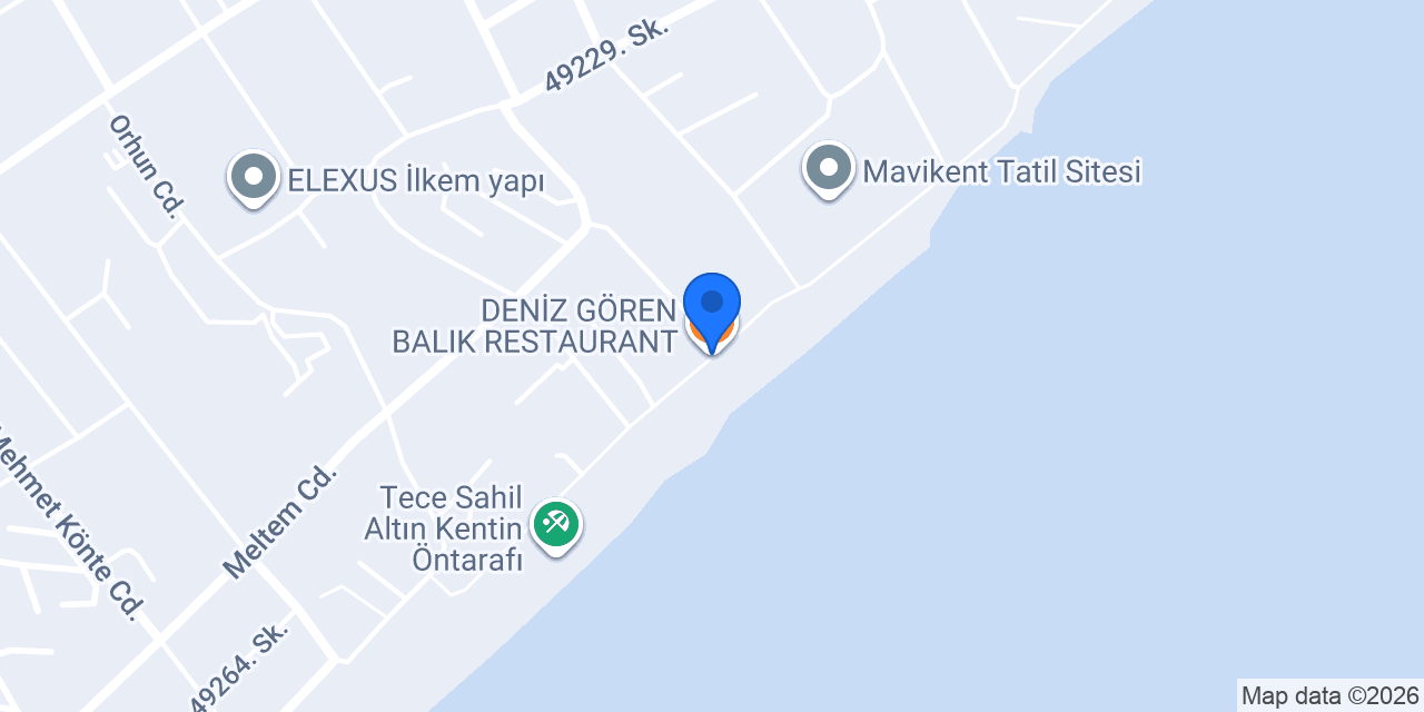 DENİZ GÖREN BALIK RESTAURANT konumu