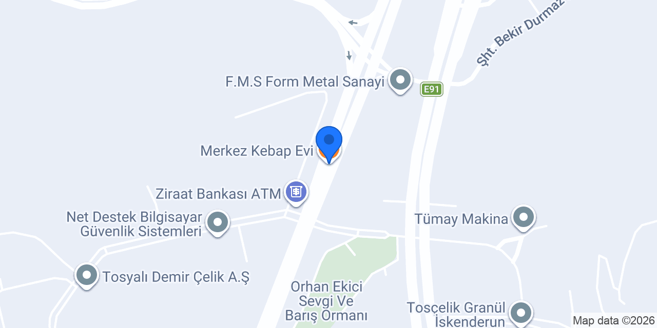 Merkez Kebap Evi konumu