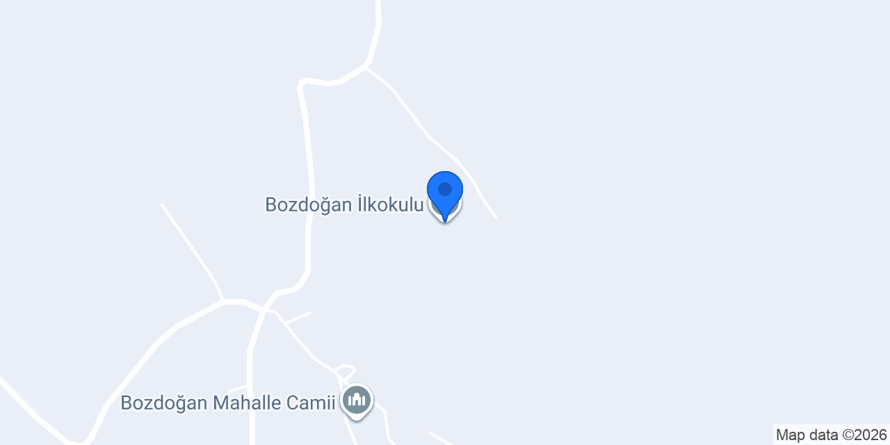 Bozdoğan İlkokulu konumu