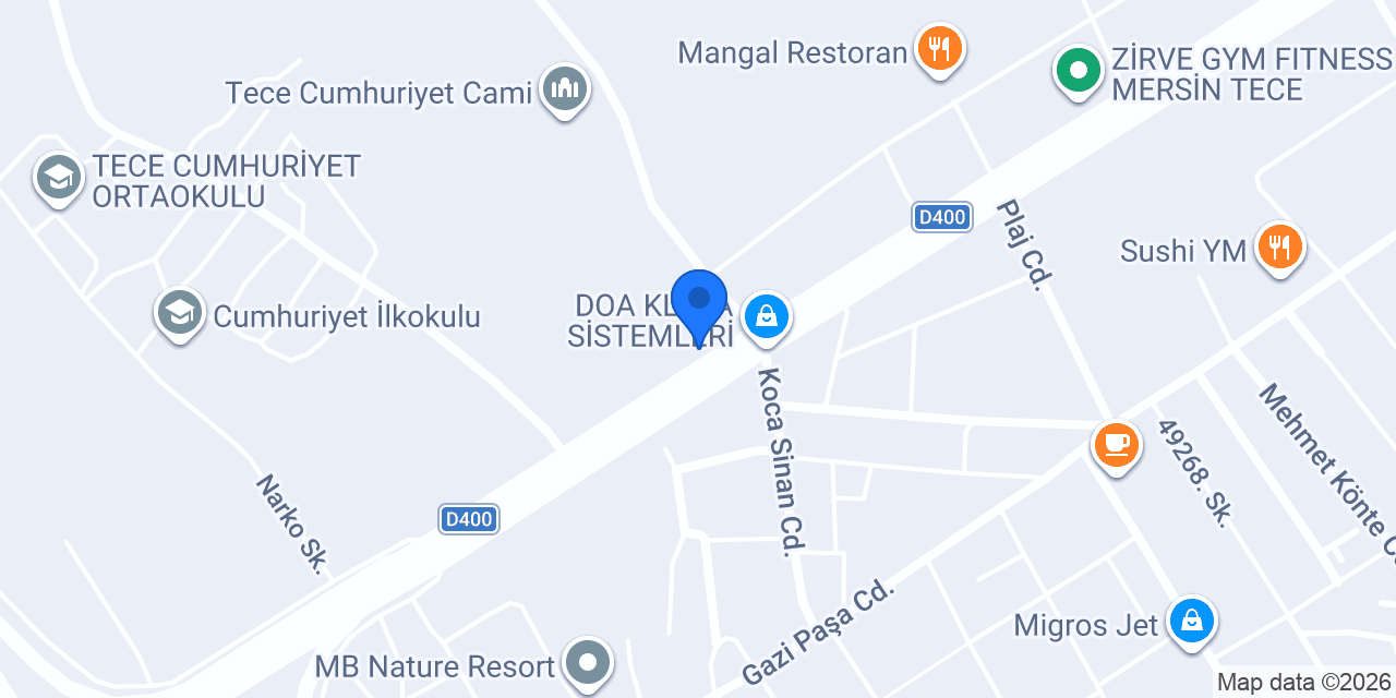 TECE MOBİLYA konumu