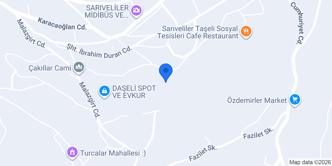 PERÇİNLER PETROL konumu