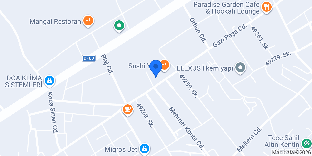 Tece Plus Eczanesi konumu