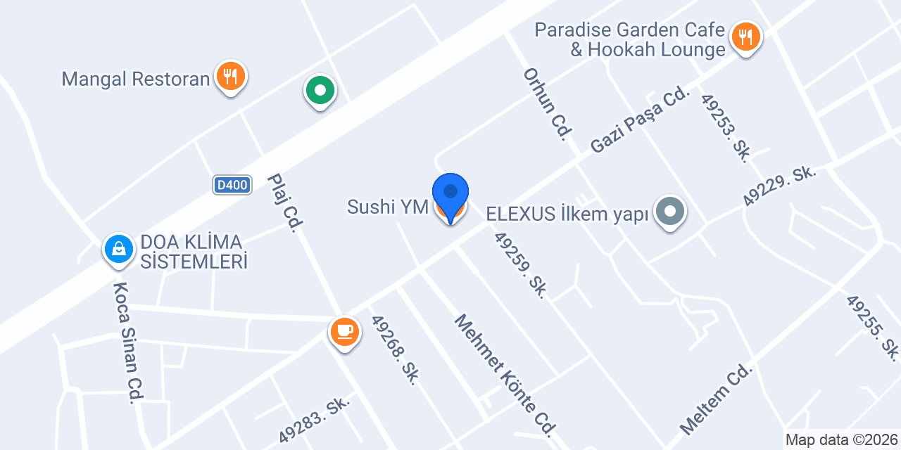 Sushi YM konumu