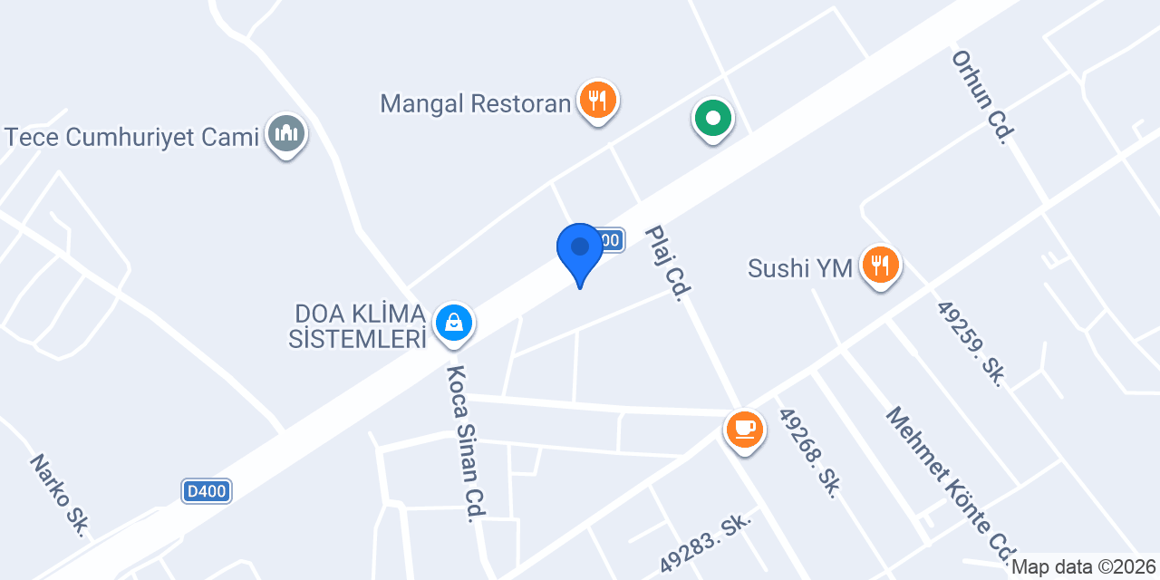 Tece Taksi konumu