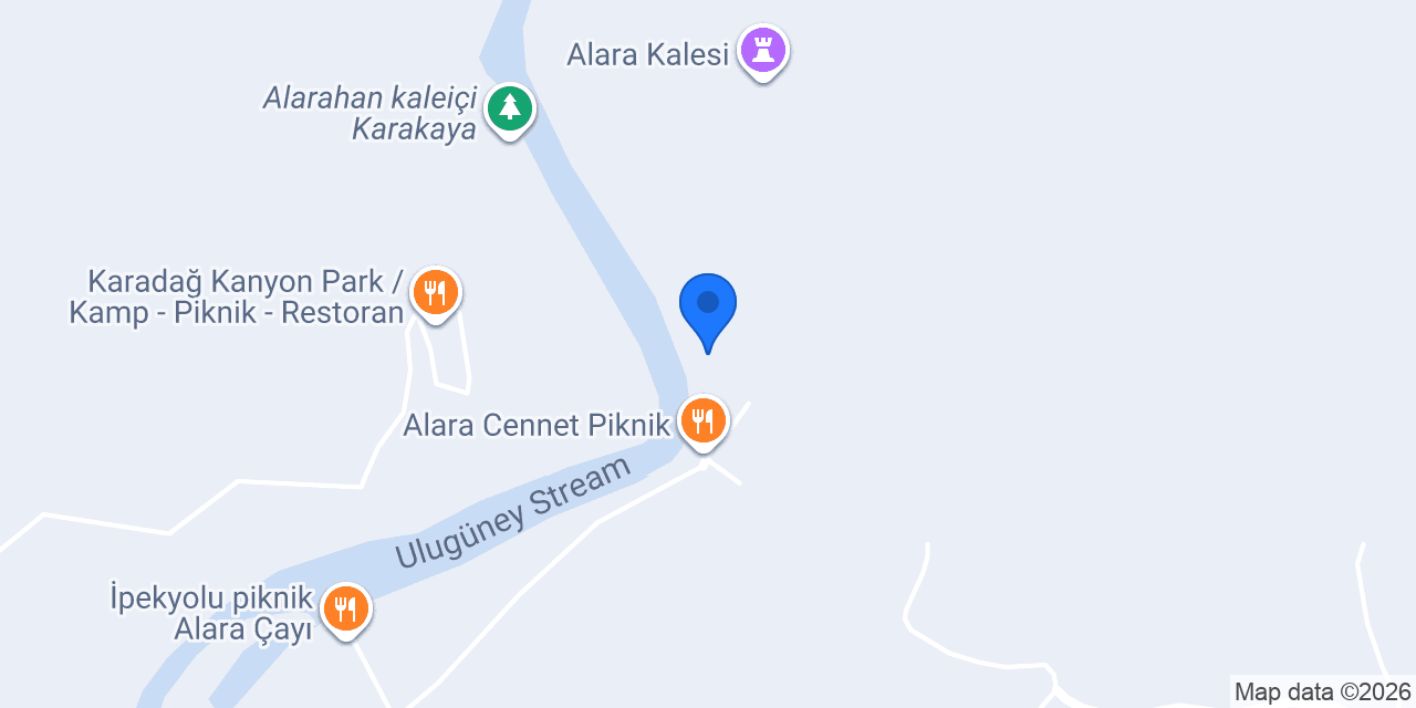 Alara Görgülü Piknik konumu