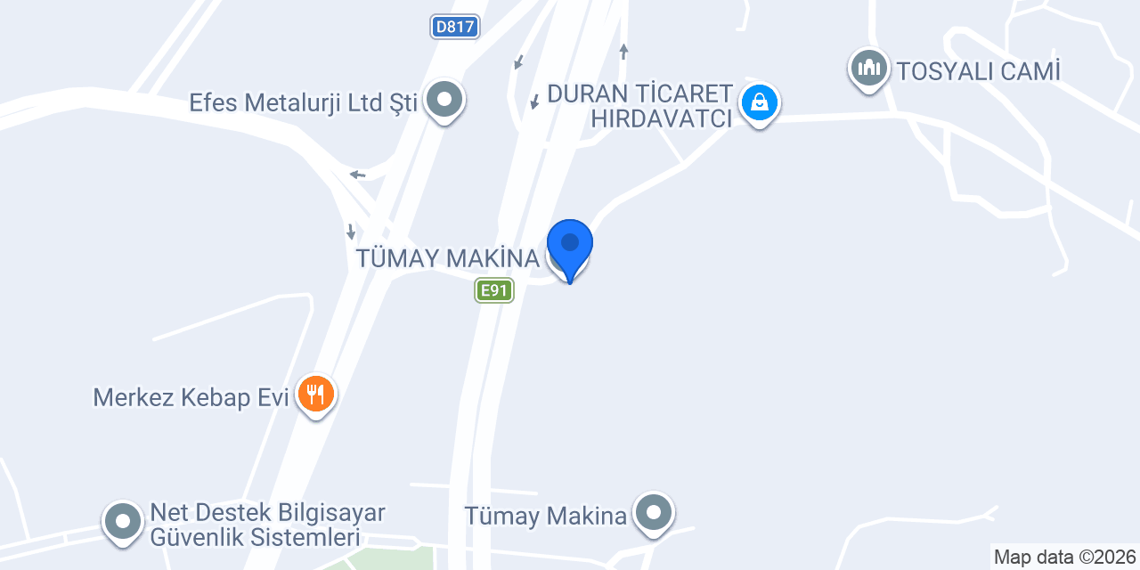 TÜMAY MAKİNA konumu