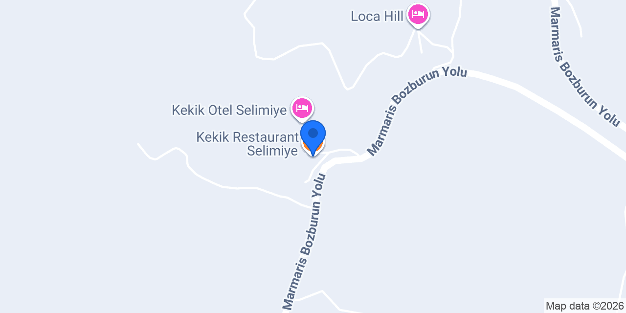 Kekik Restaurant Selimiye konumu