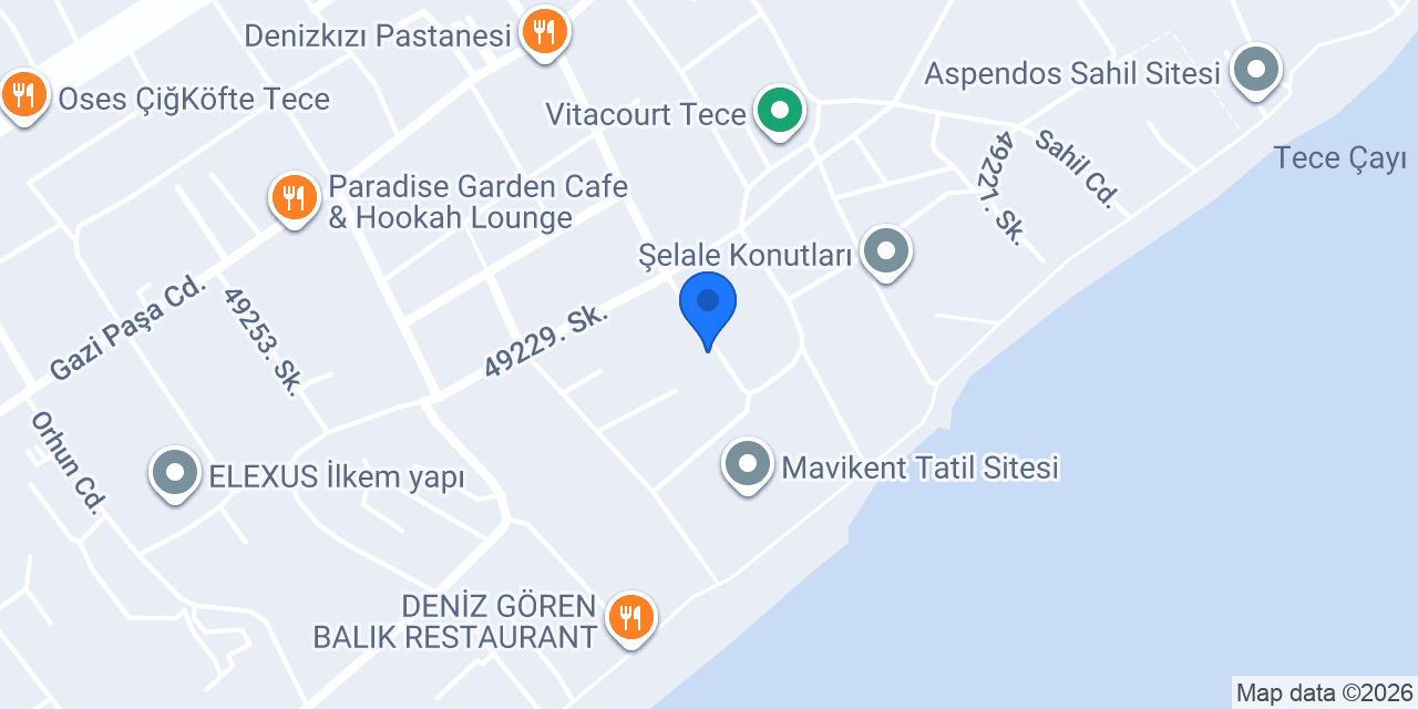 TECE DÖNERCİM konumu