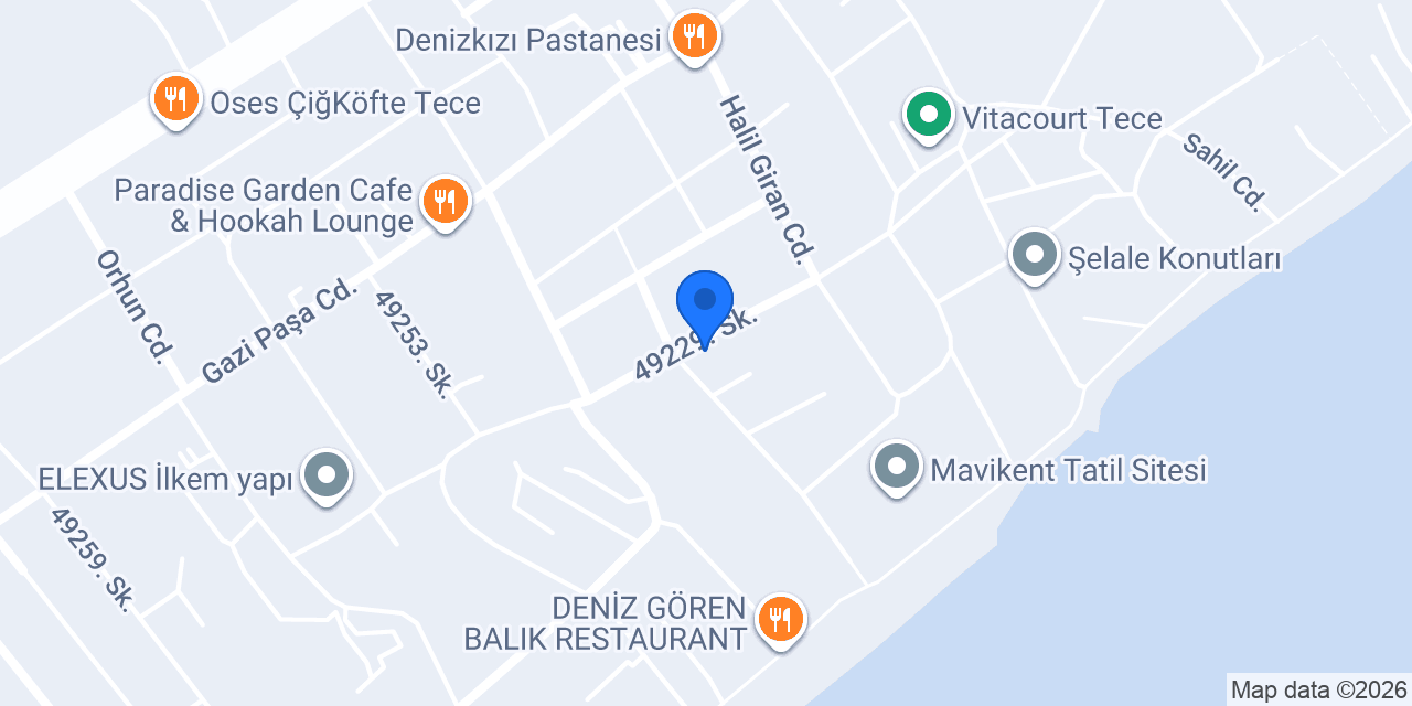 Voux Tece konumu