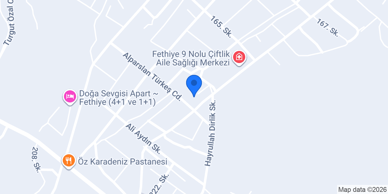 Çiftlik Ali Rıza Köse İlkokulu konumu