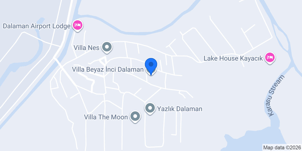 Villa Beyaz İnci Dalaman konumu
