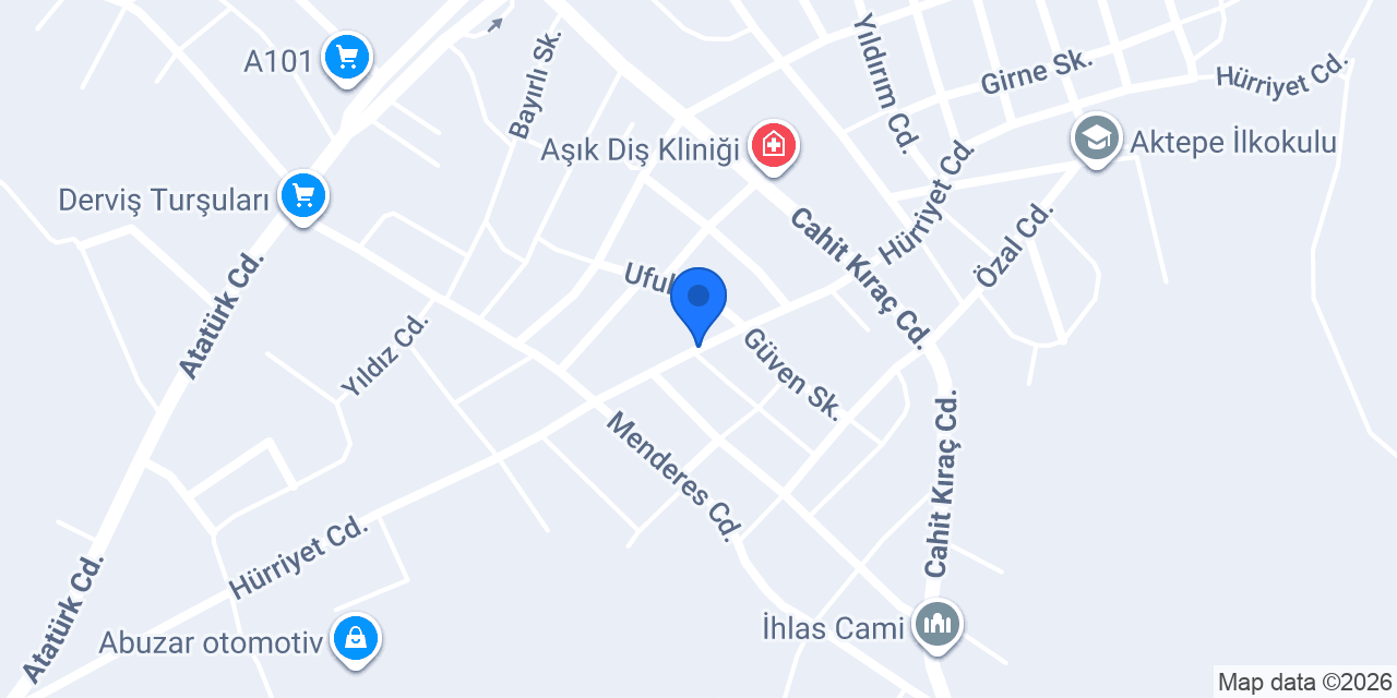AHSEN ELEKTRONİK konumu