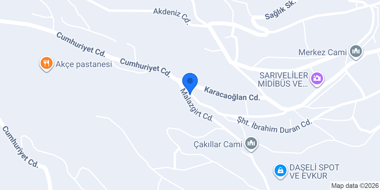 Yıldız demir doğrama sarıveliler konumu