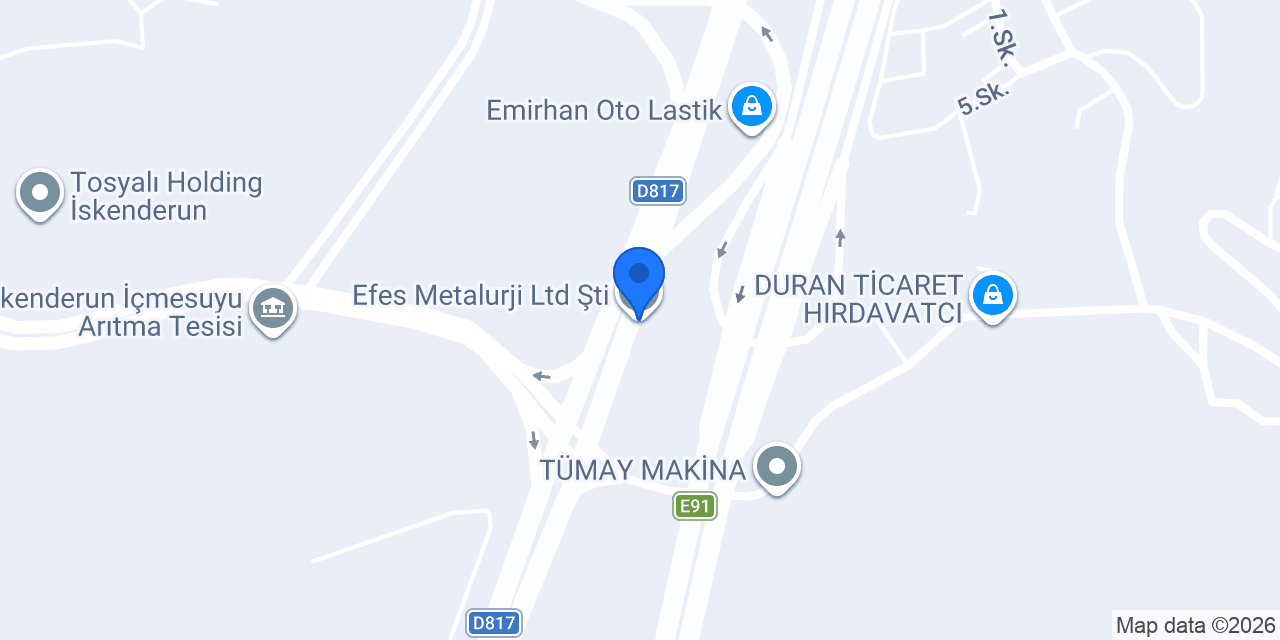 Efes Metalurji Ltd Şti konumu
